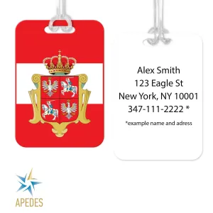 Polish - Lithuanian Commonwealth Rectangle Luggage Tag