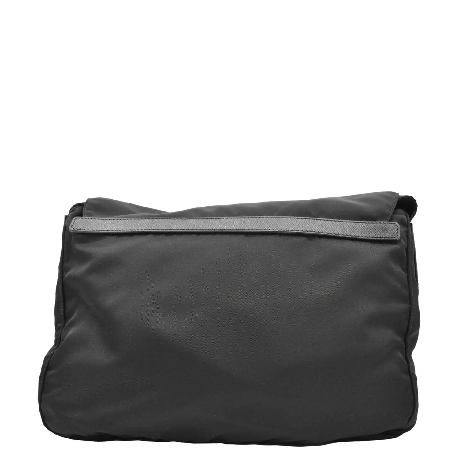 PRADA Vela Re-Edition Nylon Messenger Bag Black