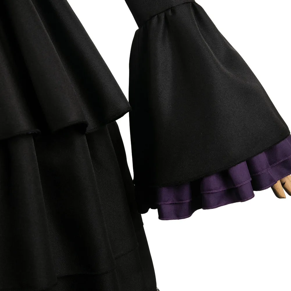 Puella Magi Madoka Magica Akemi Homura Black Gothic Dress Cosplay Costume Outfits Halloween Carnival Suit
