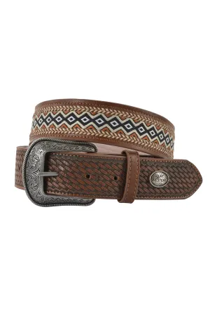 Pure Western Lockhart Mens Belt Dark Tan