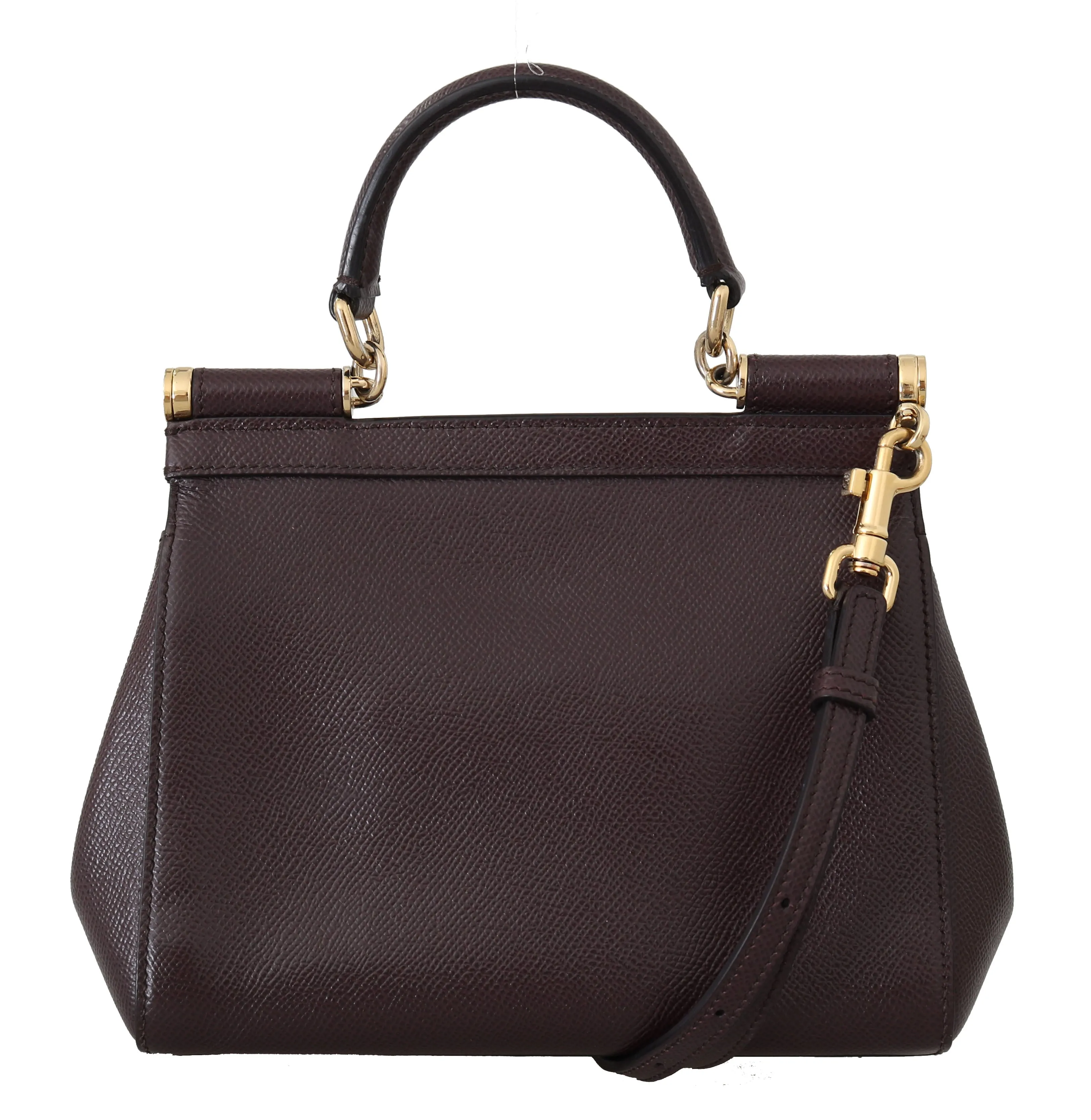 Purple MISS SICILY Dauphine Leather Hand Shoulder