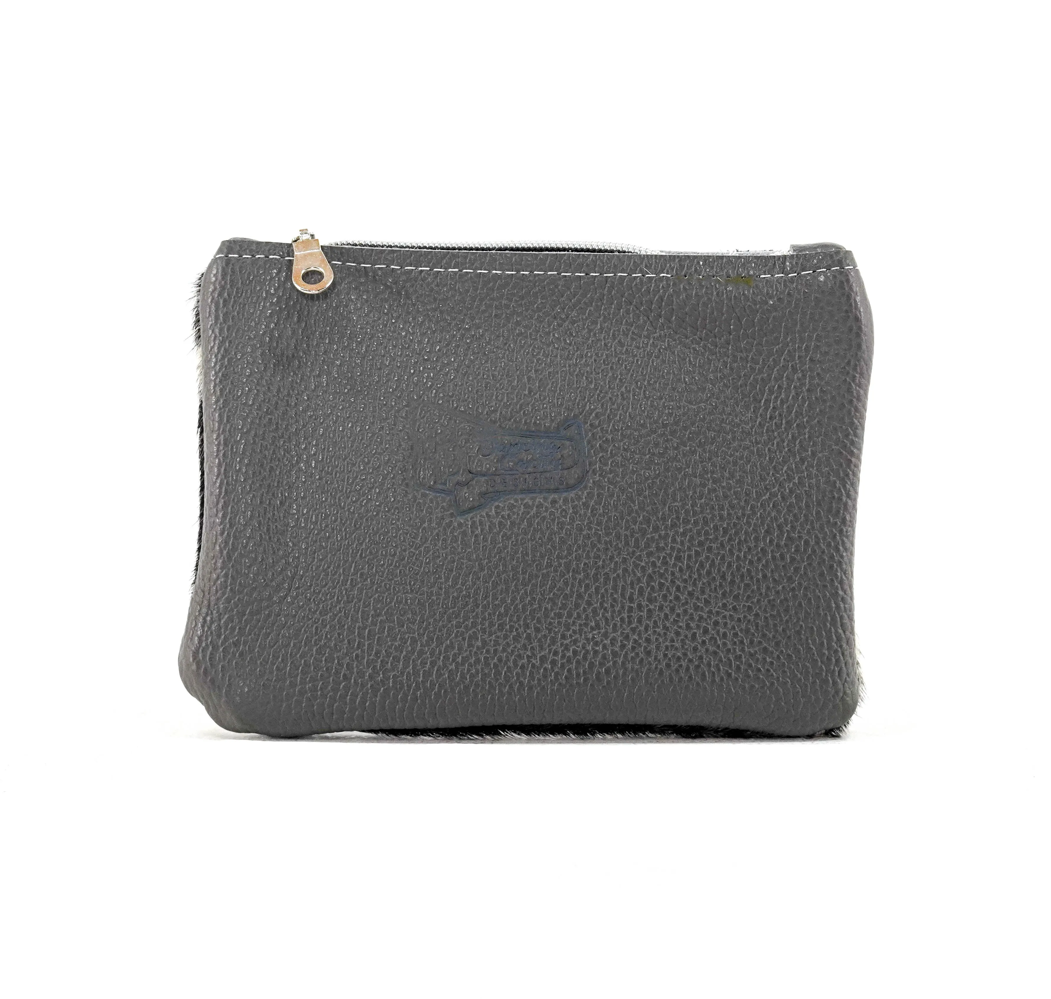Purse Organizer - Black & White w/ Sterling Croc
