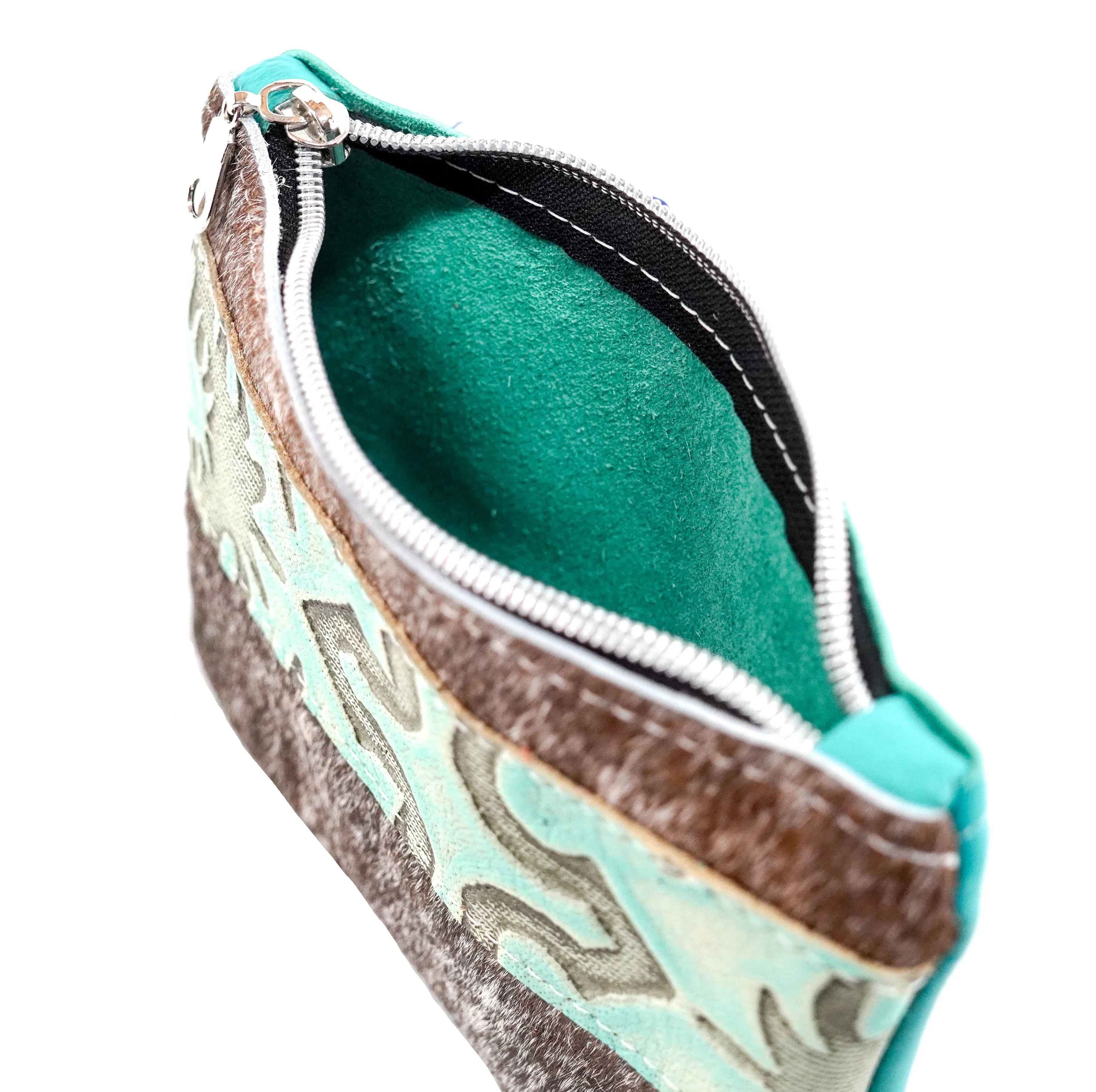 Purse Organizer - Longhorn w/ Mint Laredo