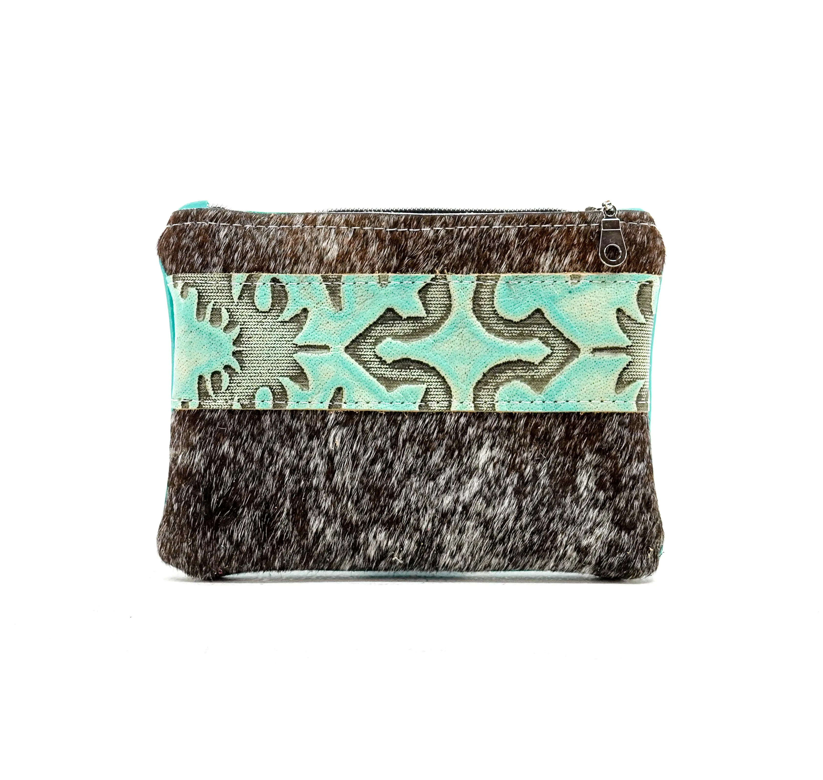 Purse Organizer - Longhorn w/ Mint Laredo
