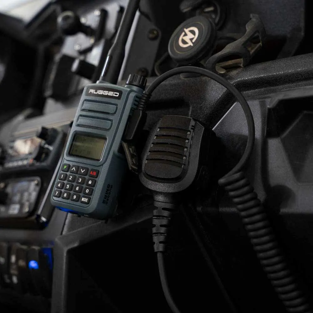 Radio and Speaker Mic Mount for Handheld Radios - CLEARANCE