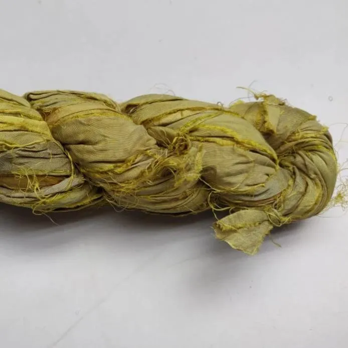Recycled Sari Silk Ribbon Pickle