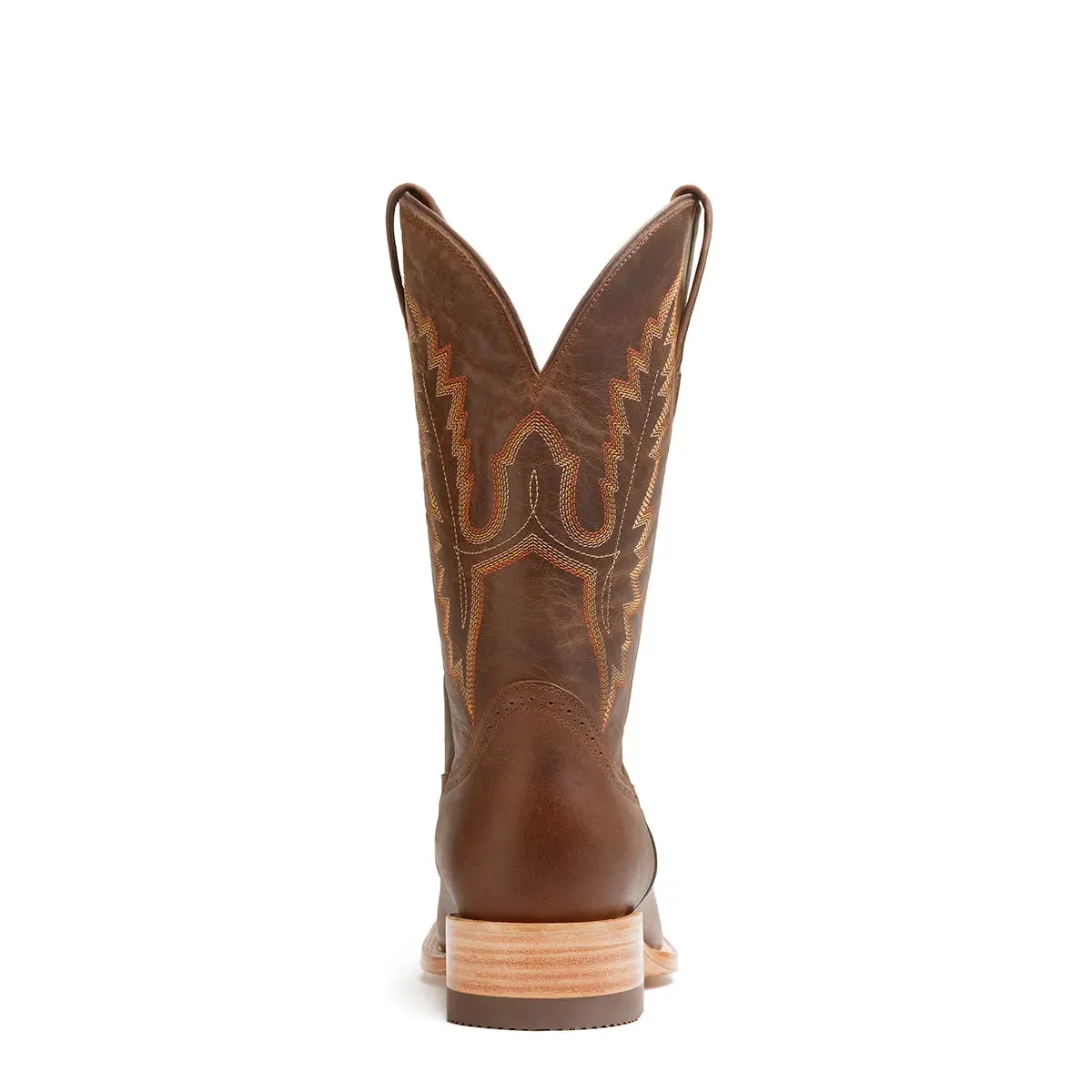 Rio Distressed Leather Rodeo Square Toe Boot - Encino Bronze