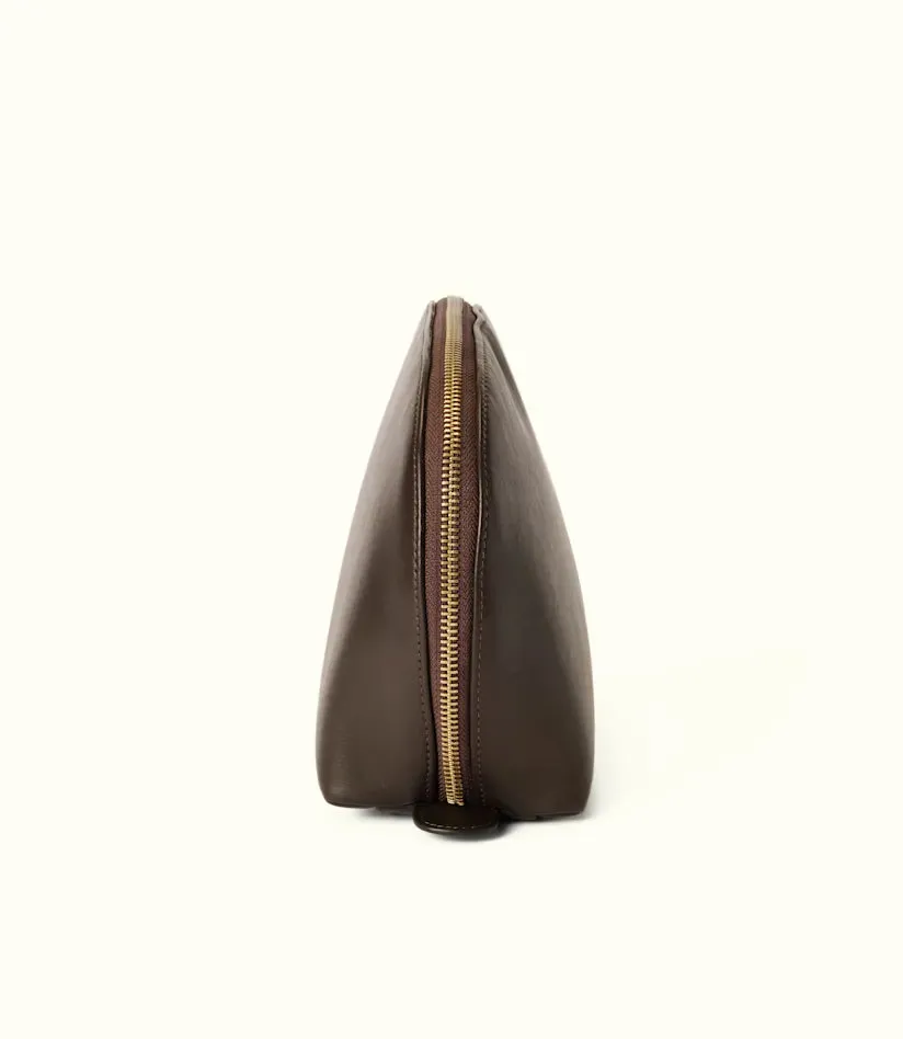 R.M.Williams - Lucinda Large Cosmetic Case - Dark Chocolate