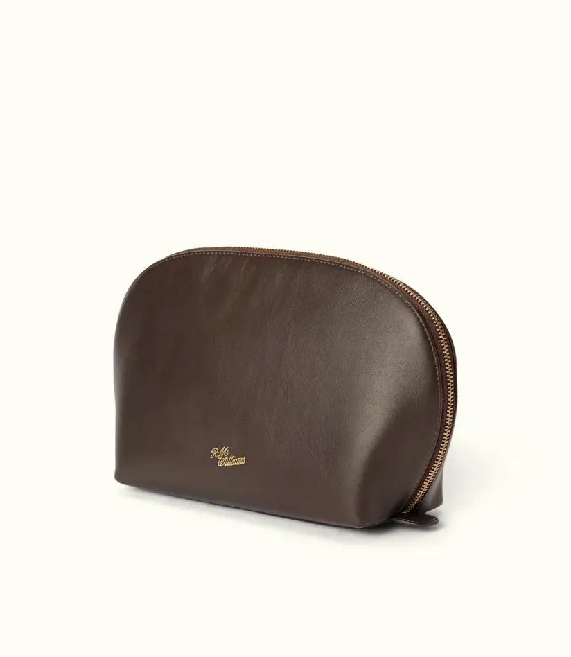 R.M.Williams - Lucinda Large Cosmetic Case - Dark Chocolate
