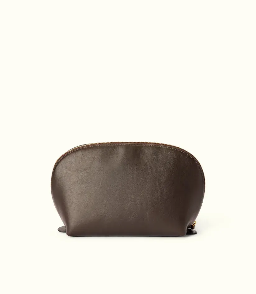 R.M.Williams - Lucinda Large Cosmetic Case - Dark Chocolate