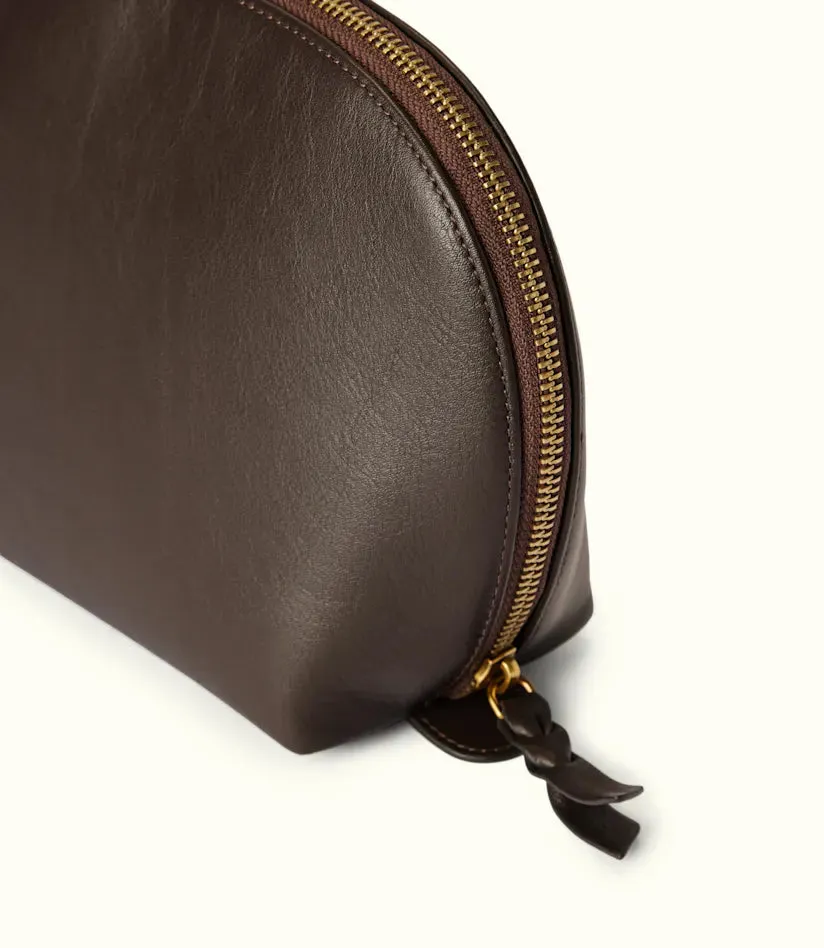 R.M.Williams - Lucinda Large Cosmetic Case - Dark Chocolate