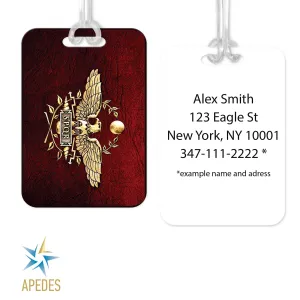 Roman Empire Rectangle Luggage Tag