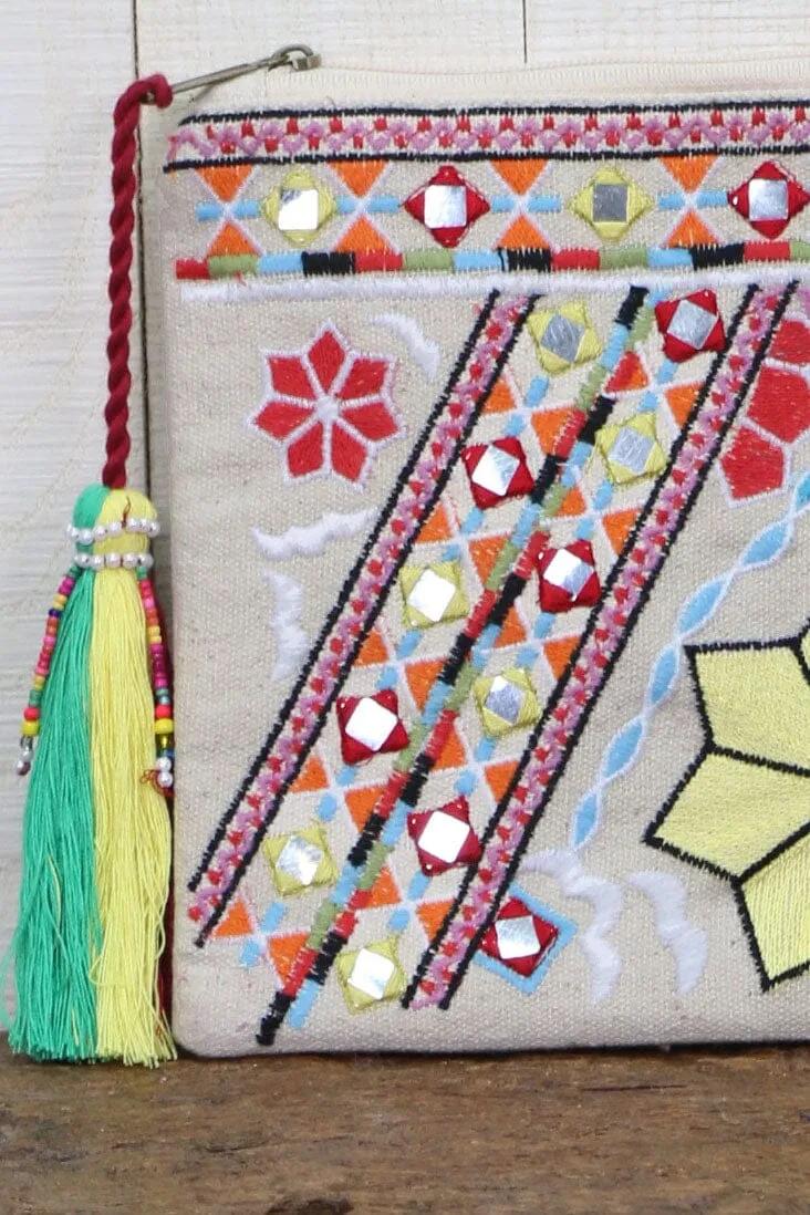 Sandra Embroidered Clutch