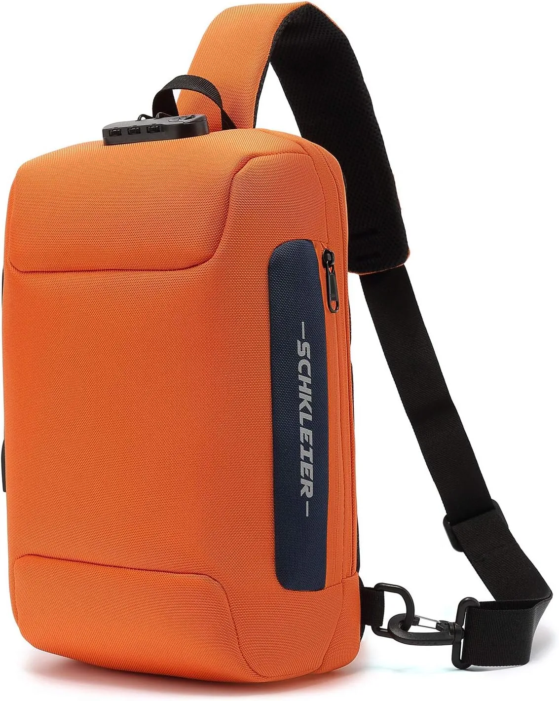 Schkleier Sling Bag USB Anti-theft Laptop Backpack, 13.3 Inch Casual Chest Shoulder Daypack for Men and Women