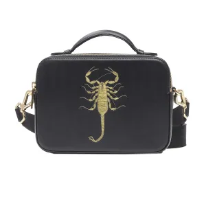 SCORPION REVERSE EMBROIDERED CROSSBODY BAG