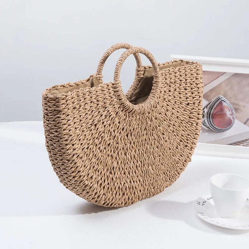 Shelia Woven Weekend Bags