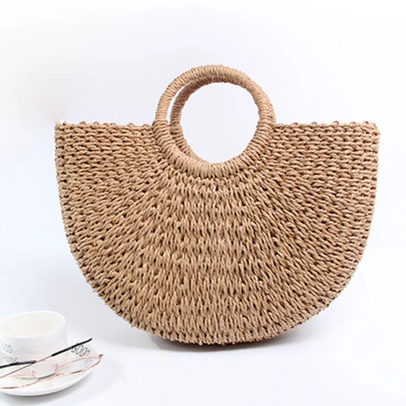 Shelia Woven Weekend Bags