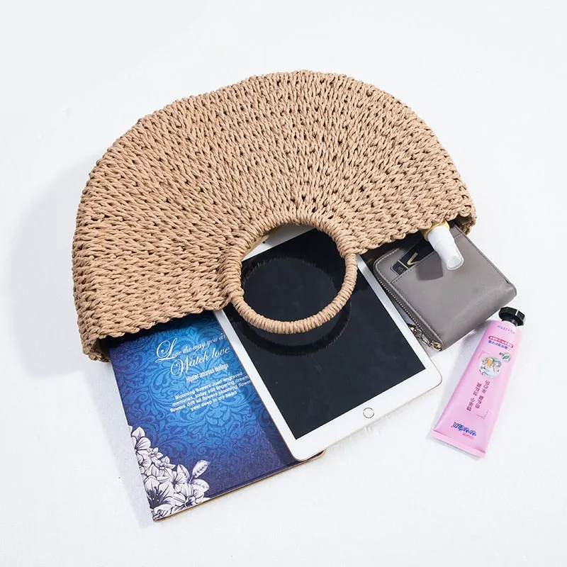 Shelia Woven Weekend Bags