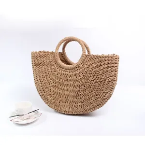 Shelia Woven Weekend Bags