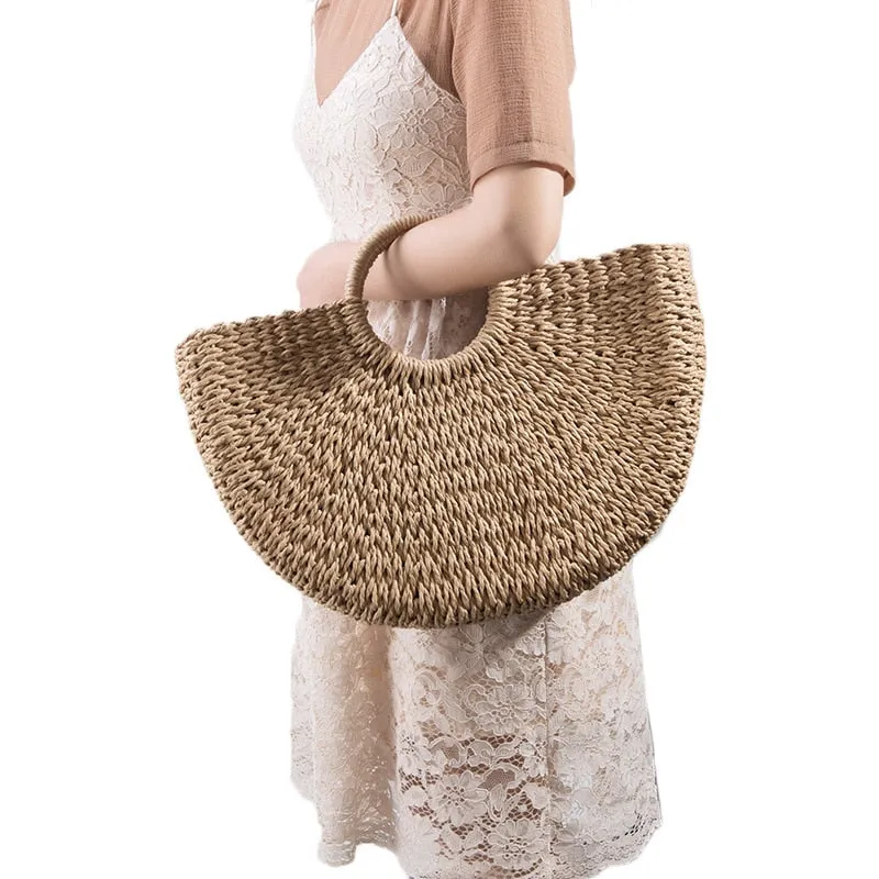 Shelia Woven Weekend Bags