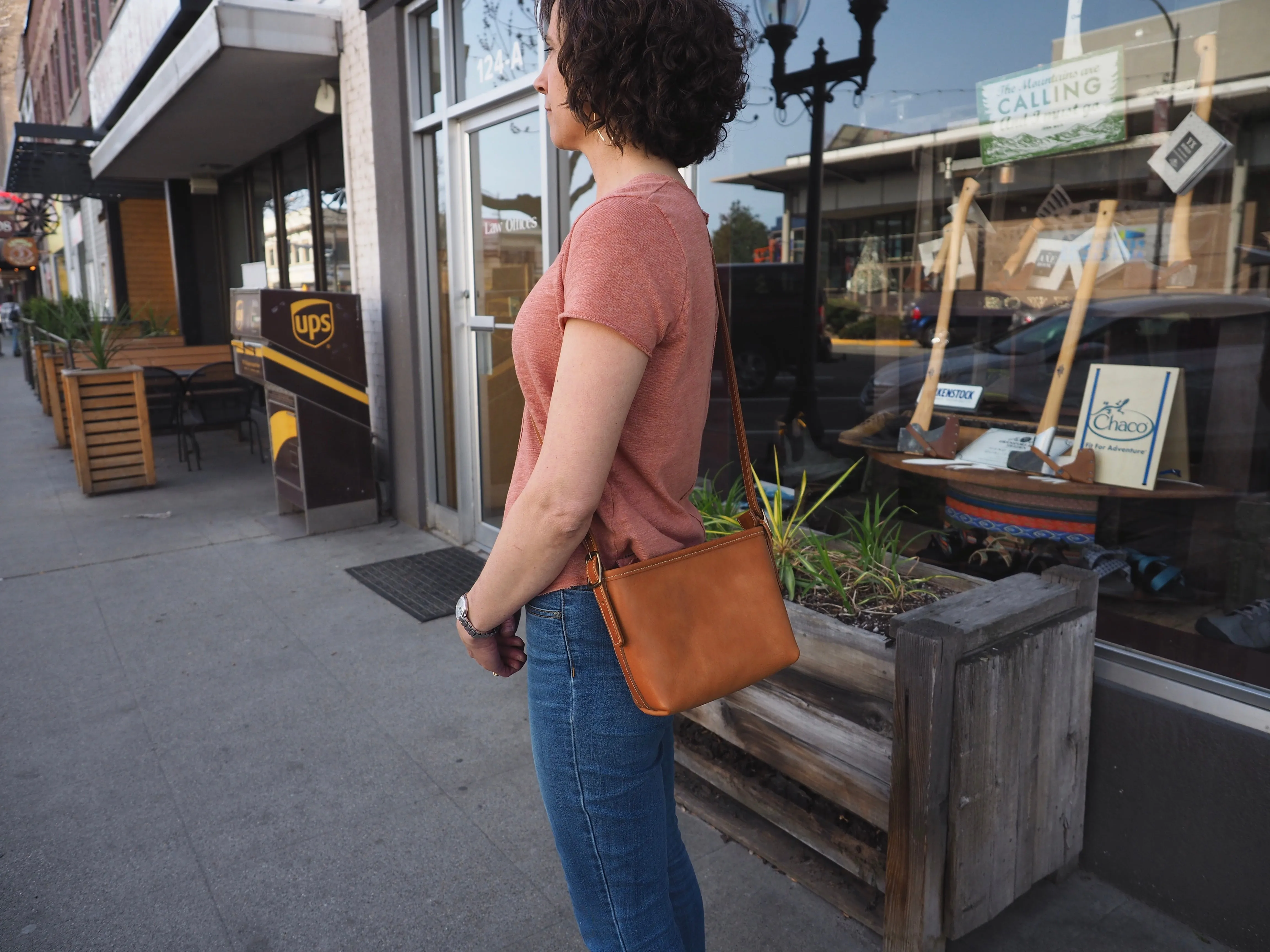 Small Cross Body Leather Purse