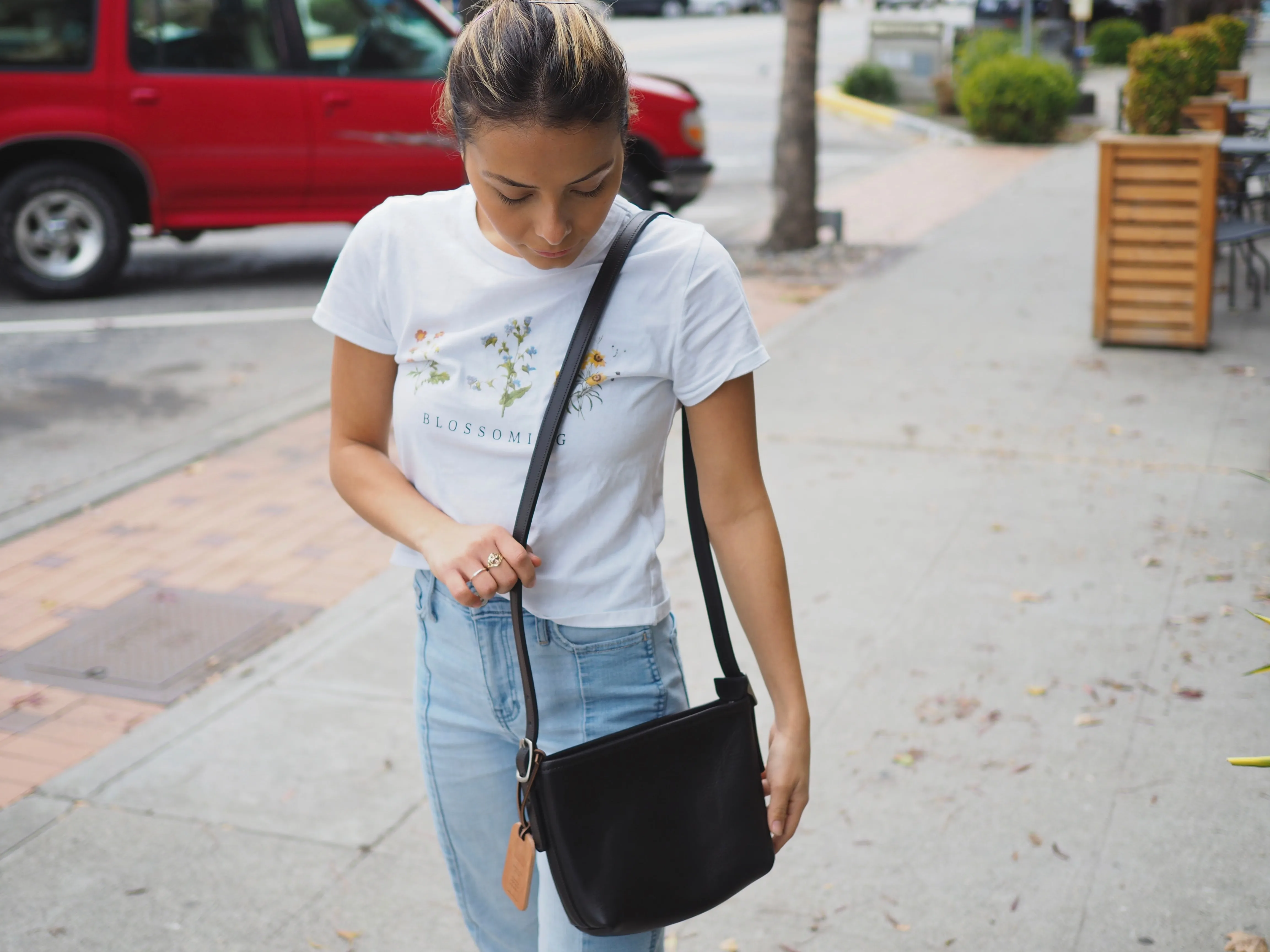 Small Cross Body Leather Purse
