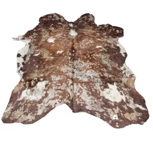 Snake Print on Brown   COWHIDE -78x61 INCHES - Premium Cowhide