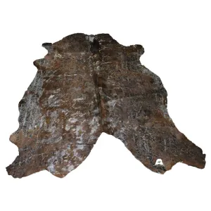Snake Print on Brown   COWHIDE -78x70 INCHES - Premium Cowhide