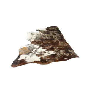snake print on  Tricolor  COWHIDE 7 ft