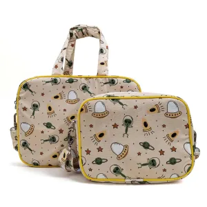 SPACE INVADERS PRINTS TRAVEL BAG