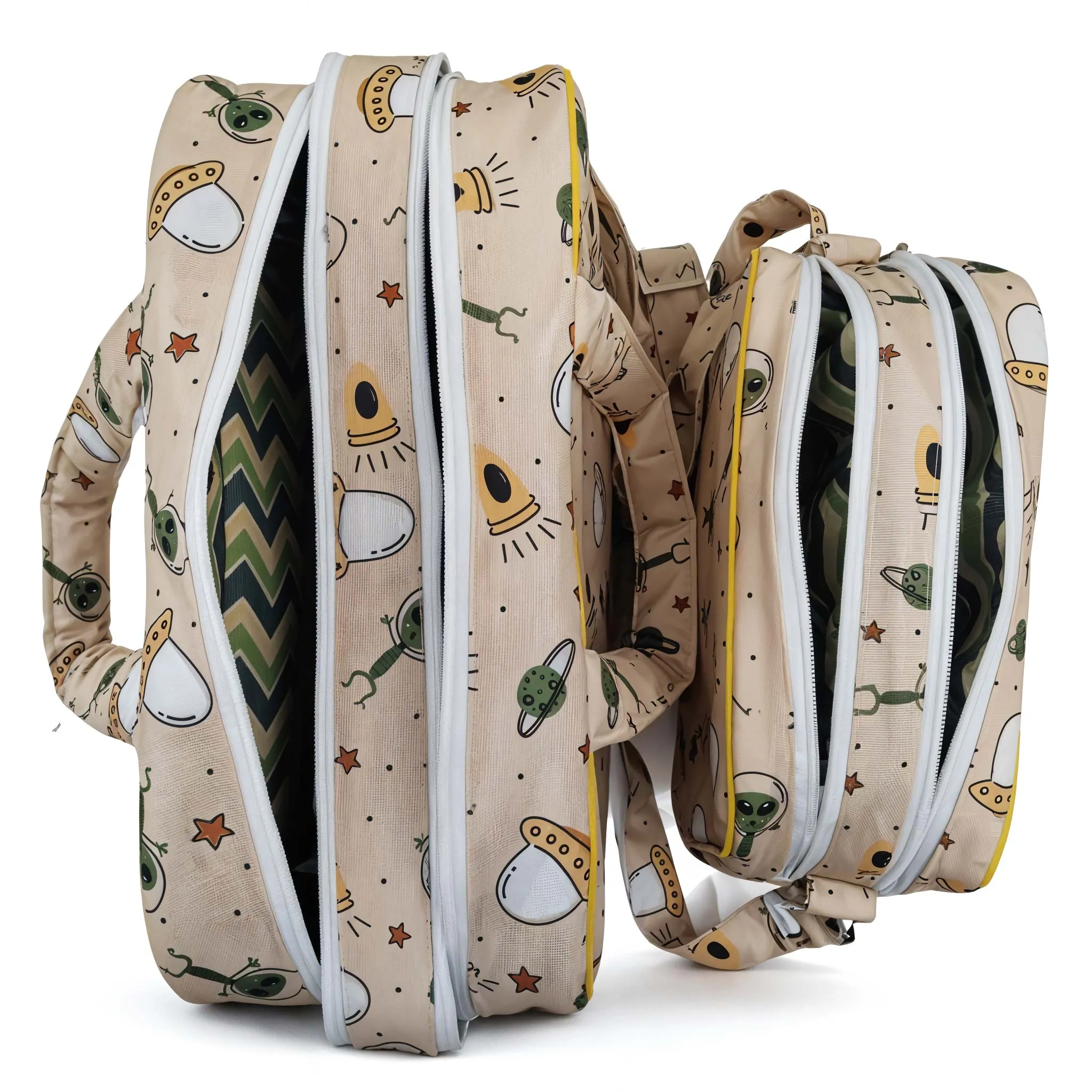 SPACE INVADERS PRINTS TRAVEL BAG