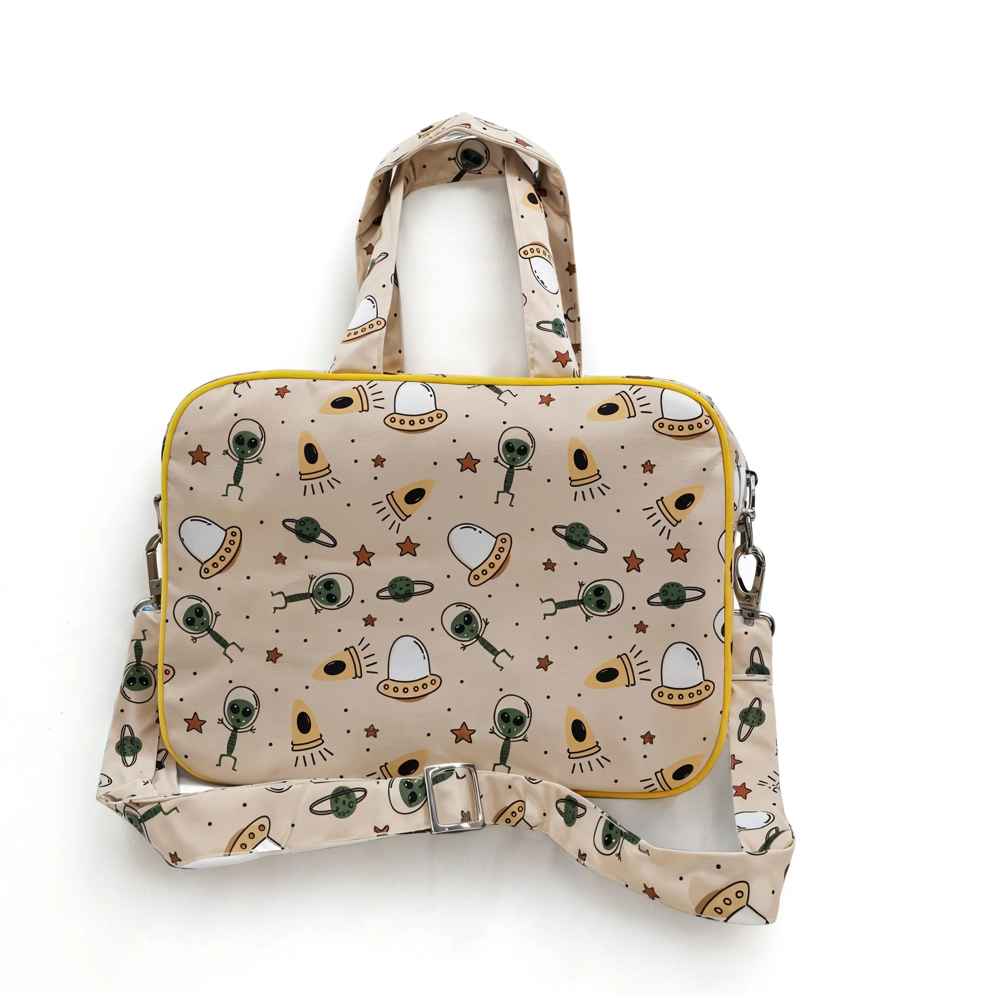 SPACE INVADERS PRINTS TRAVEL BAG