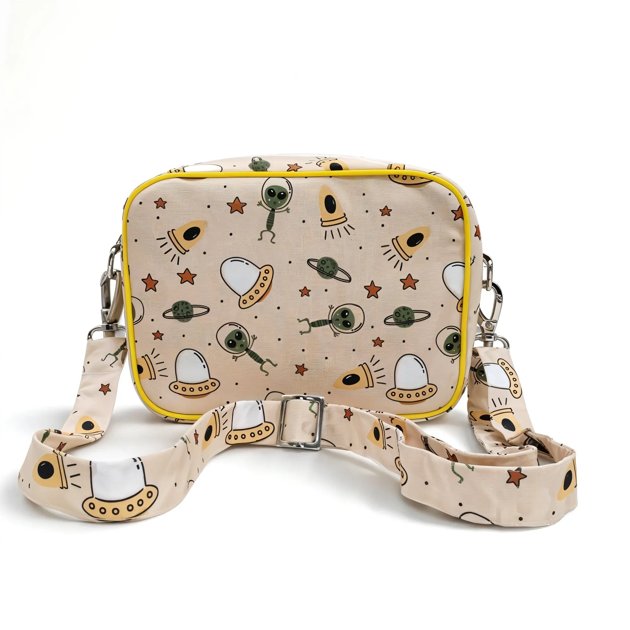 SPACE INVADERS PRINTS TRAVEL BAG