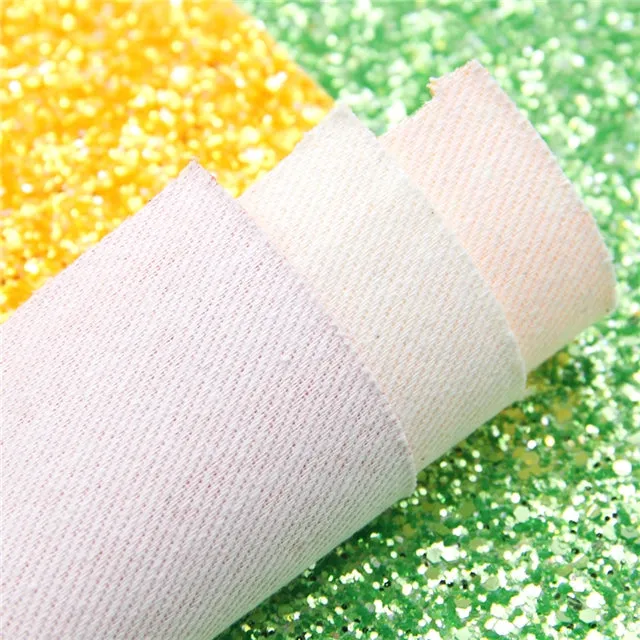 Sparkle Sun ~ 20 x 34cm ~ Chunky Glitter Faux Leather Fabric Sheets