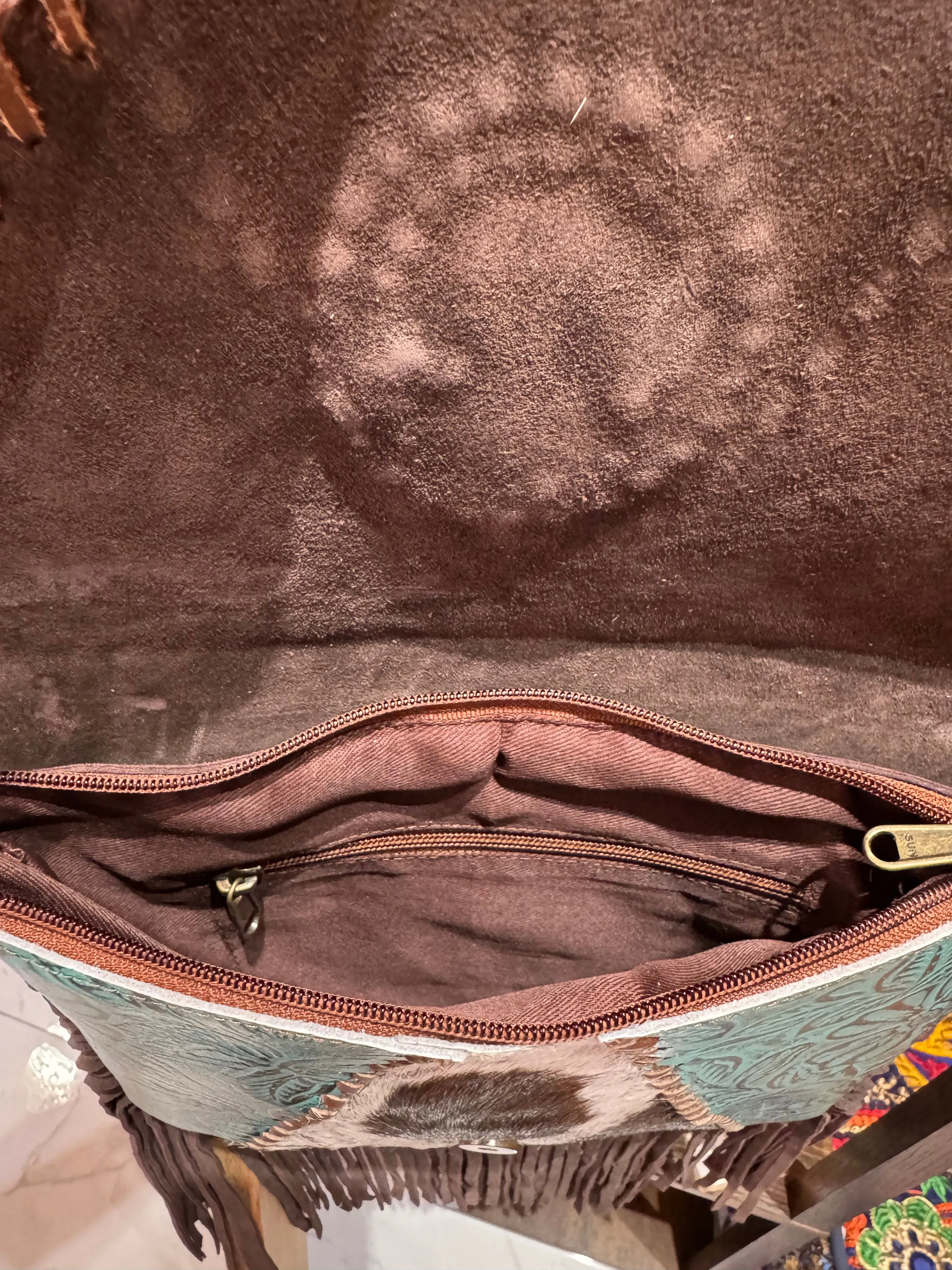 Stone Fringe Bag