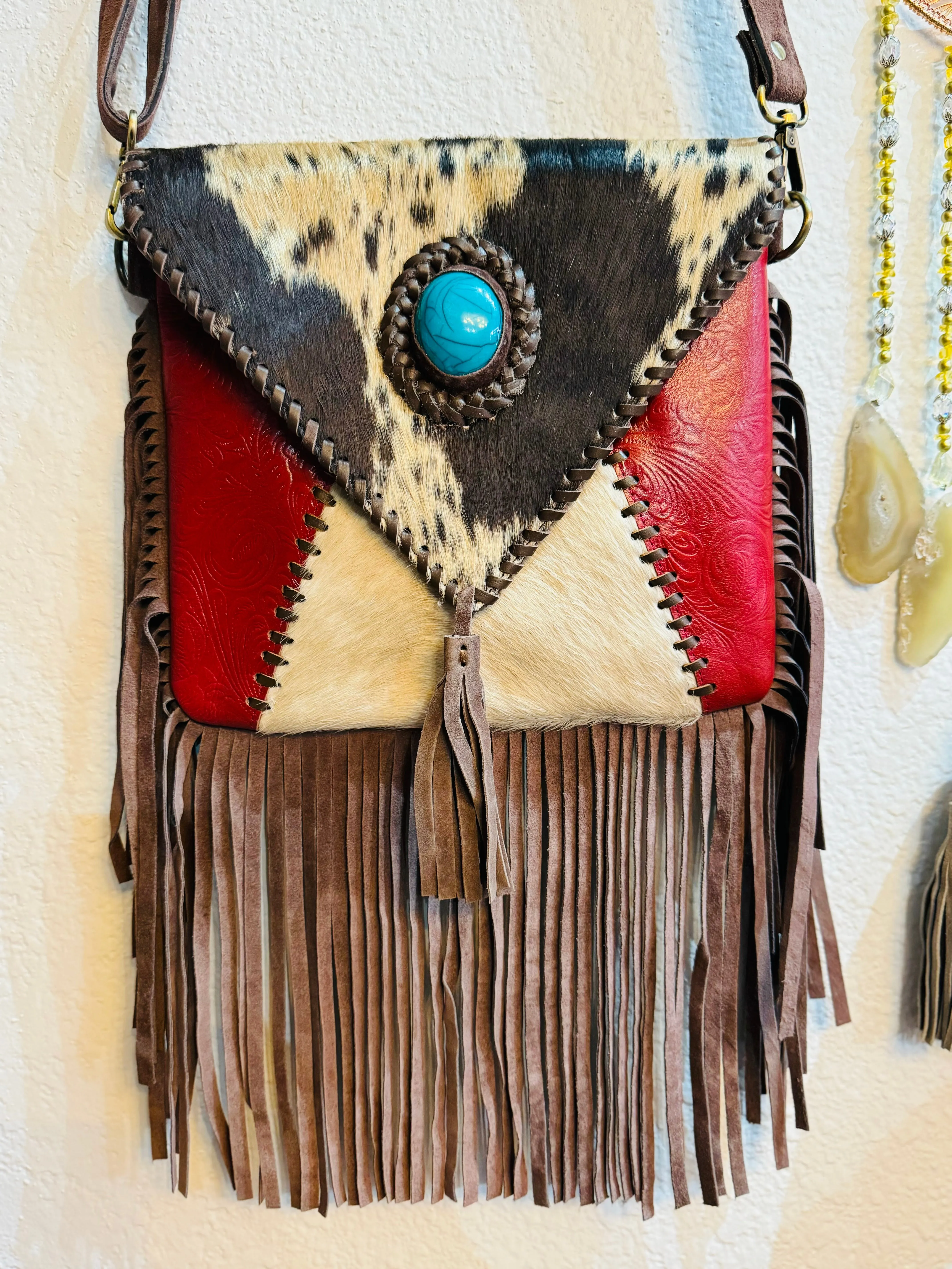 Stone Fringe Bag