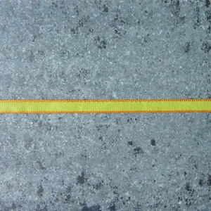 Striped Ribbon - Lime / Orange