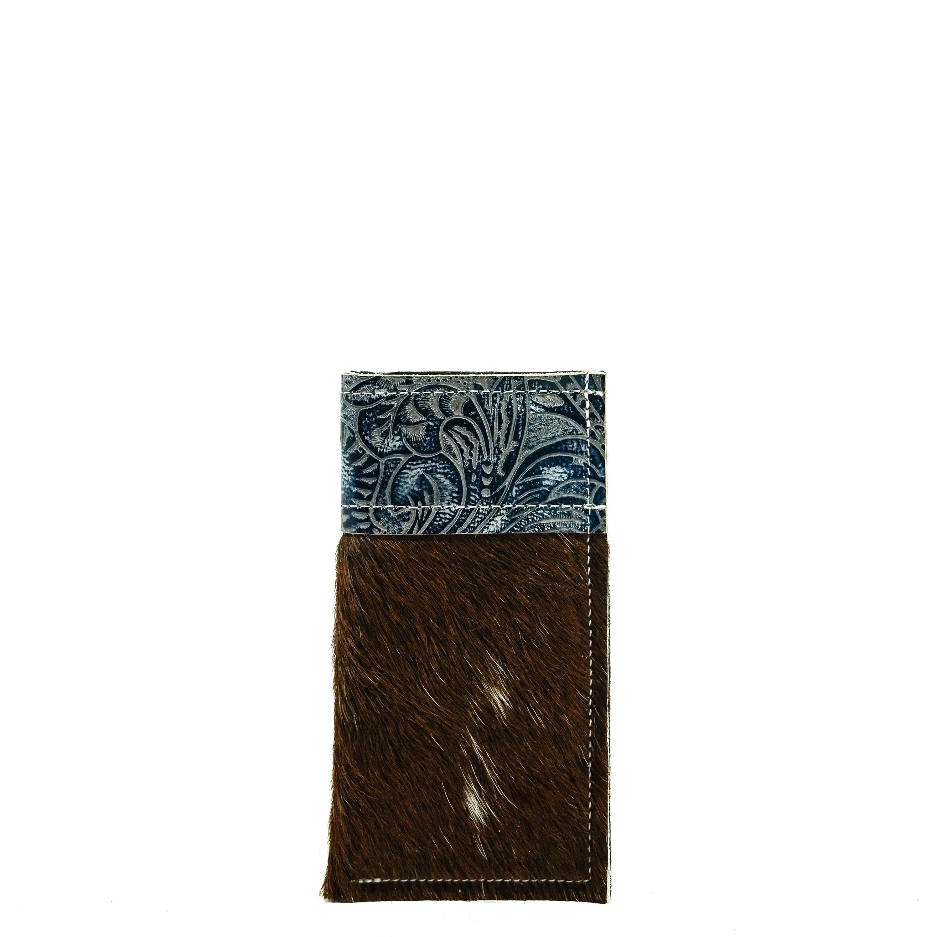 Sunglass Case - Brindle w/ Sapphire Tool
