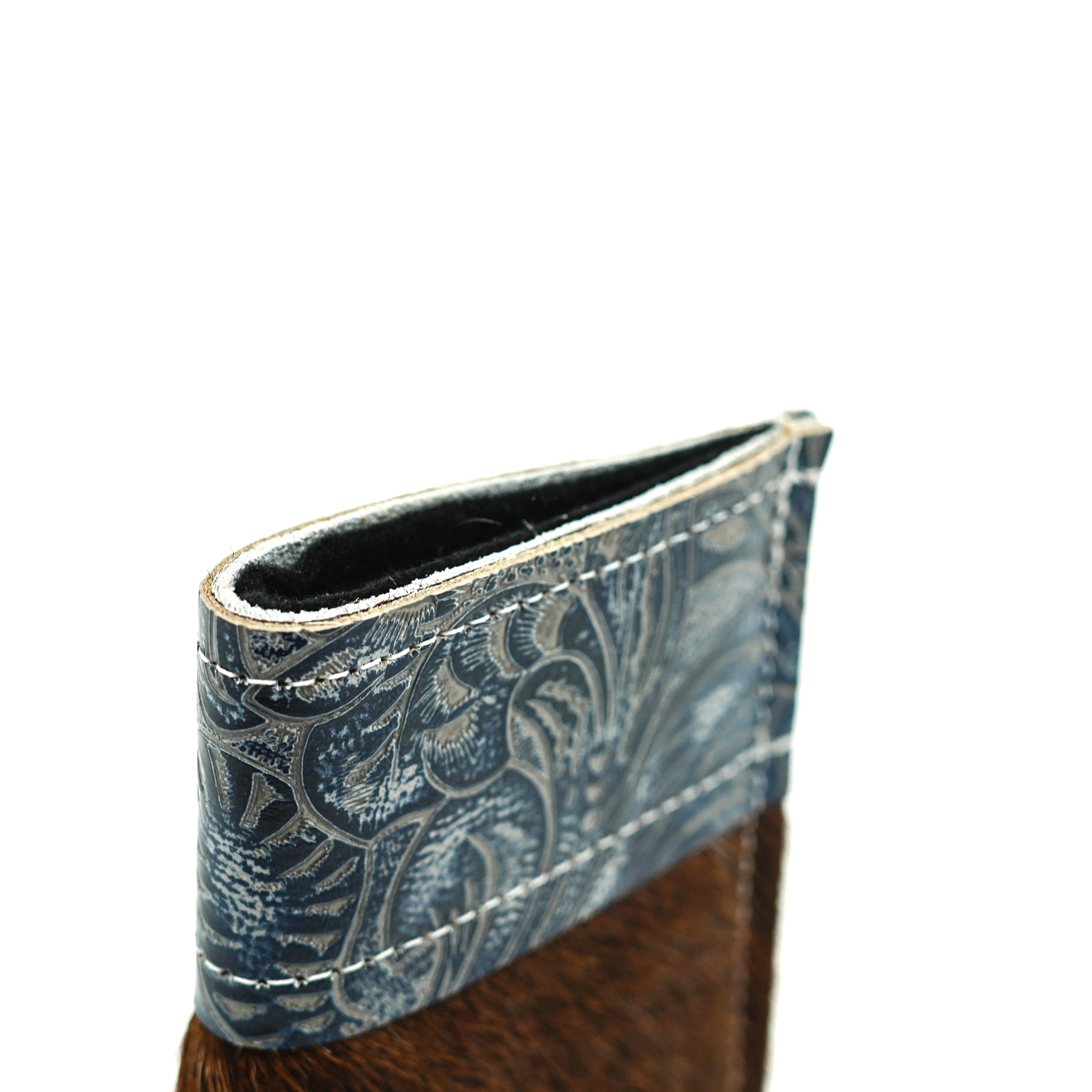 Sunglass Case - Brindle w/ Sapphire Tool