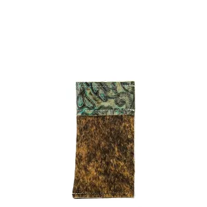 Sunglass Case - Brindle w/ Turquoise Autumn