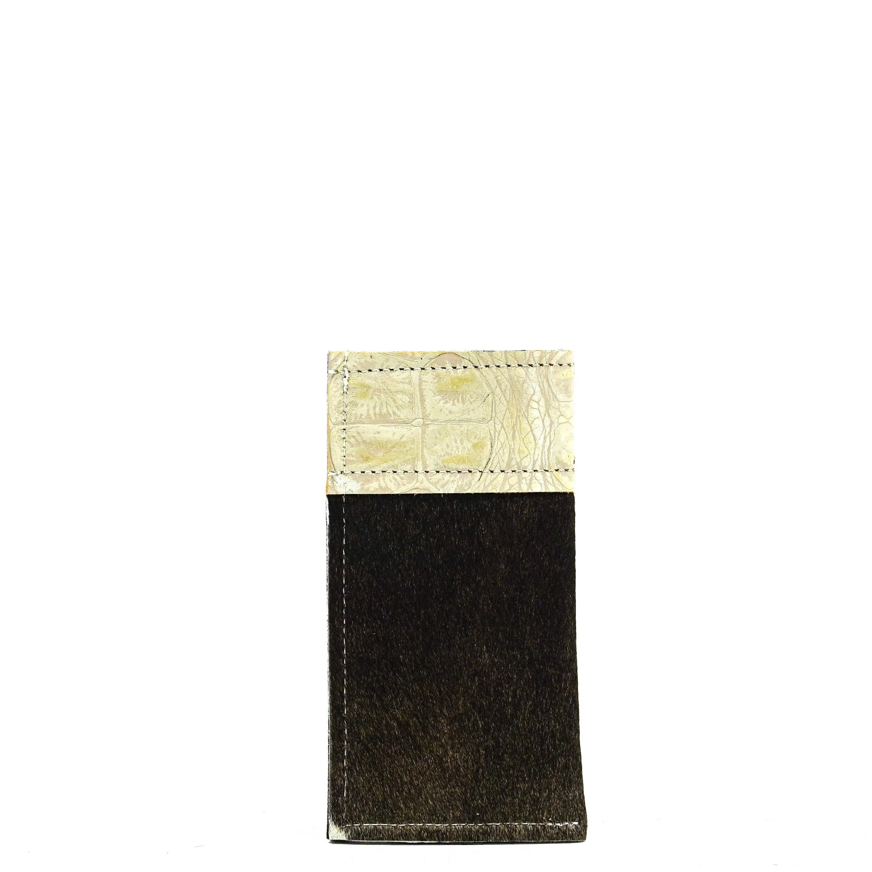 Sunglass Case - Dark Brindle w/ Bubblegum Croc