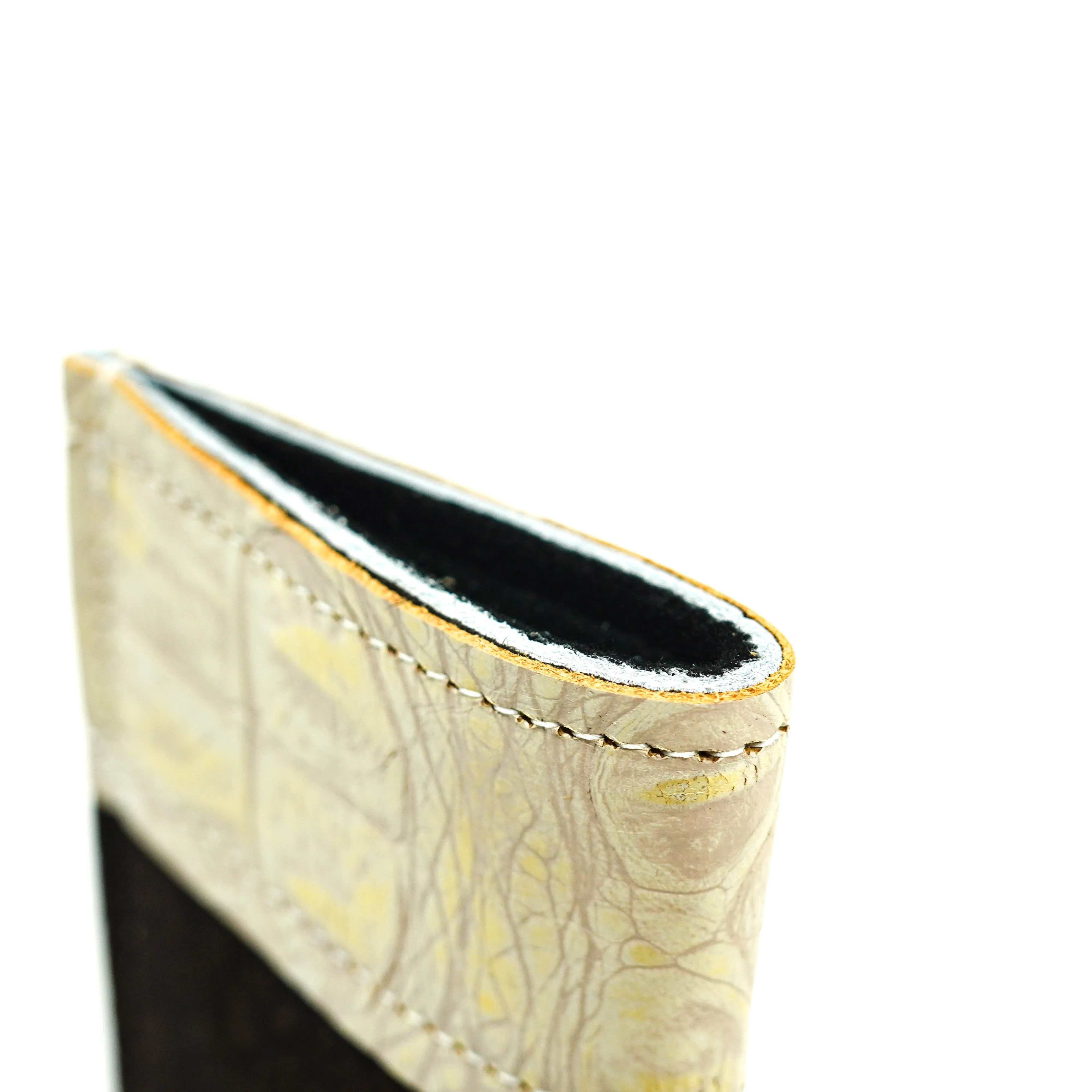 Sunglass Case - Dark Brindle w/ Bubblegum Croc