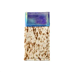 Sunglass Case - Longhorn w/ Blue Iridescent