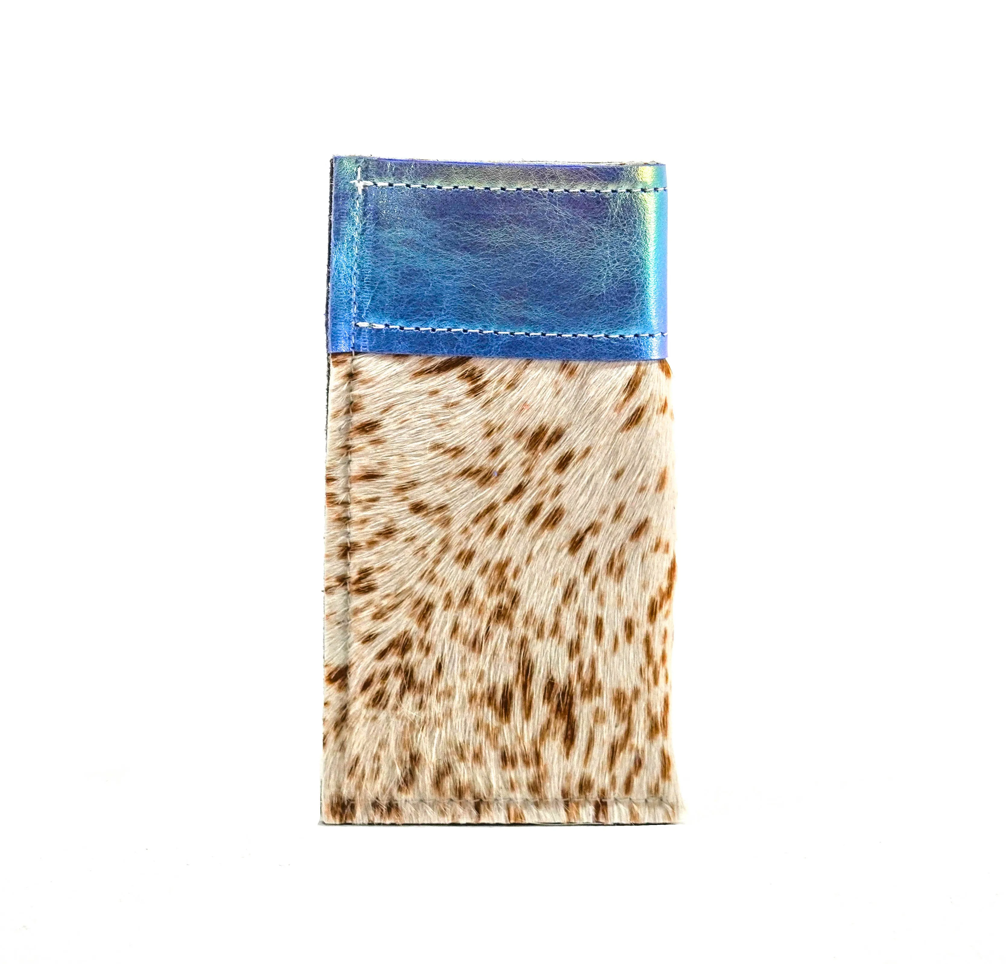 Sunglass Case - Longhorn w/ Blue Iridescent