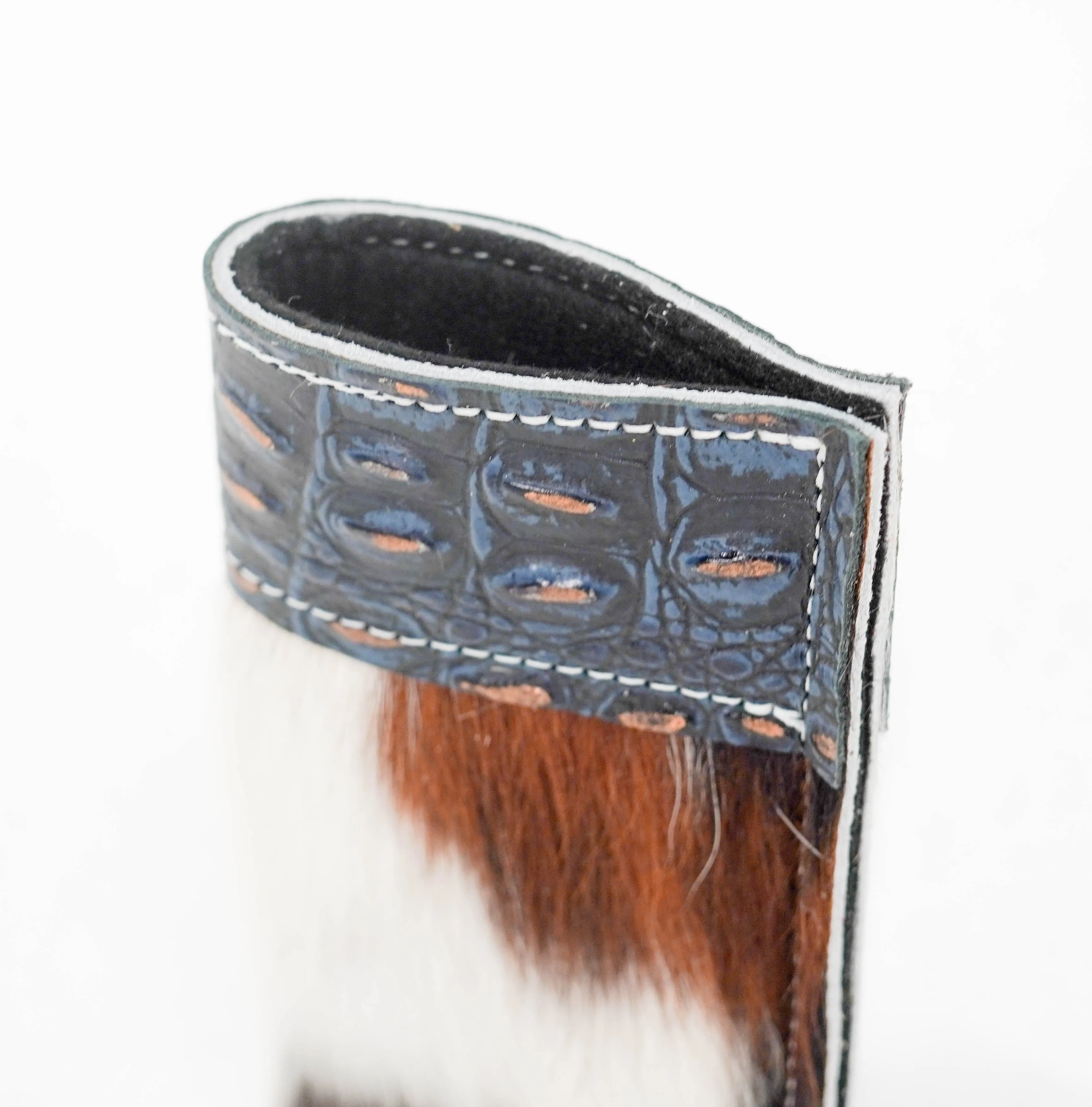 Sunglass Case - Tricolor w/ Midnight Croc