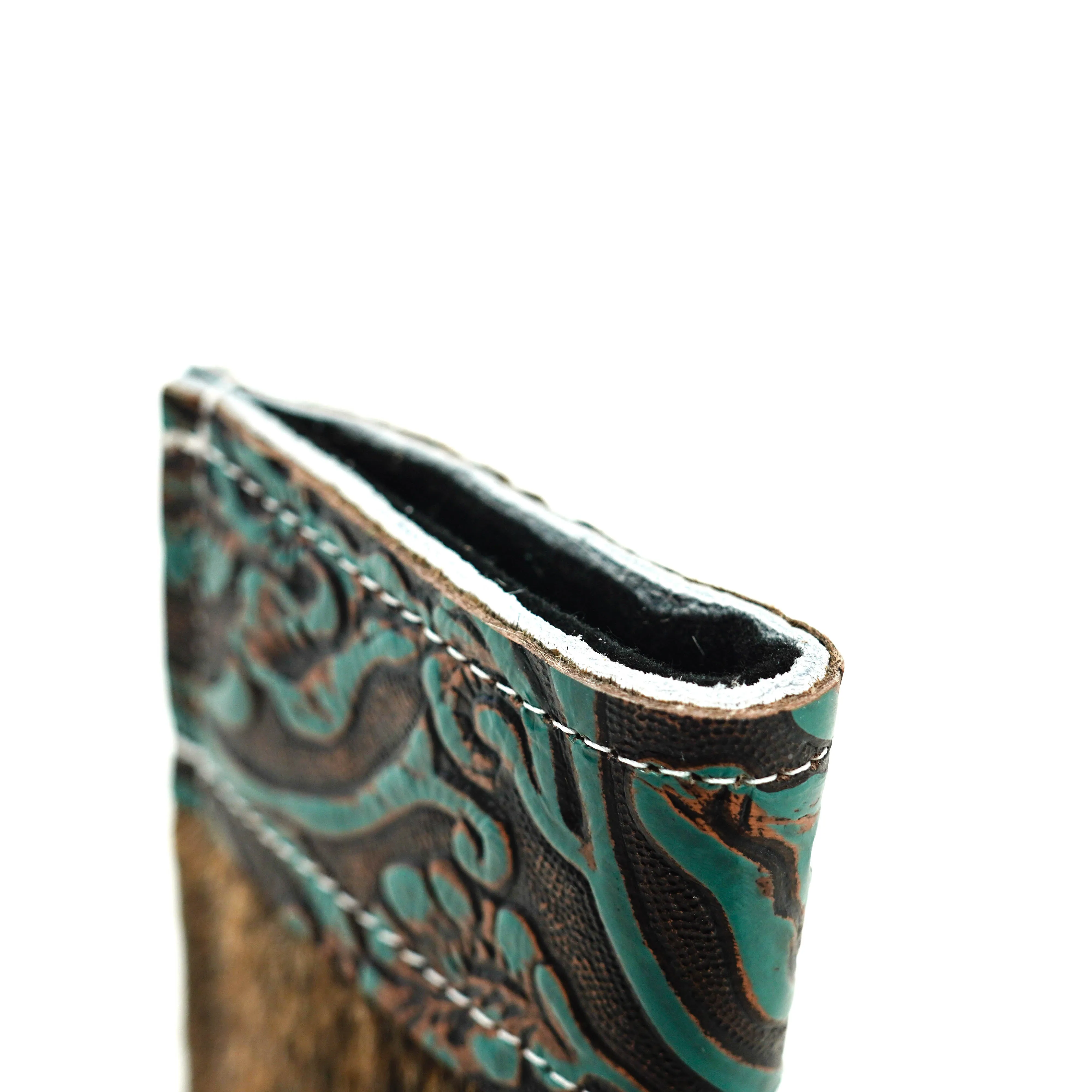 Sunglass Case - Two-Tone Brindle w/ Evergreen Tool