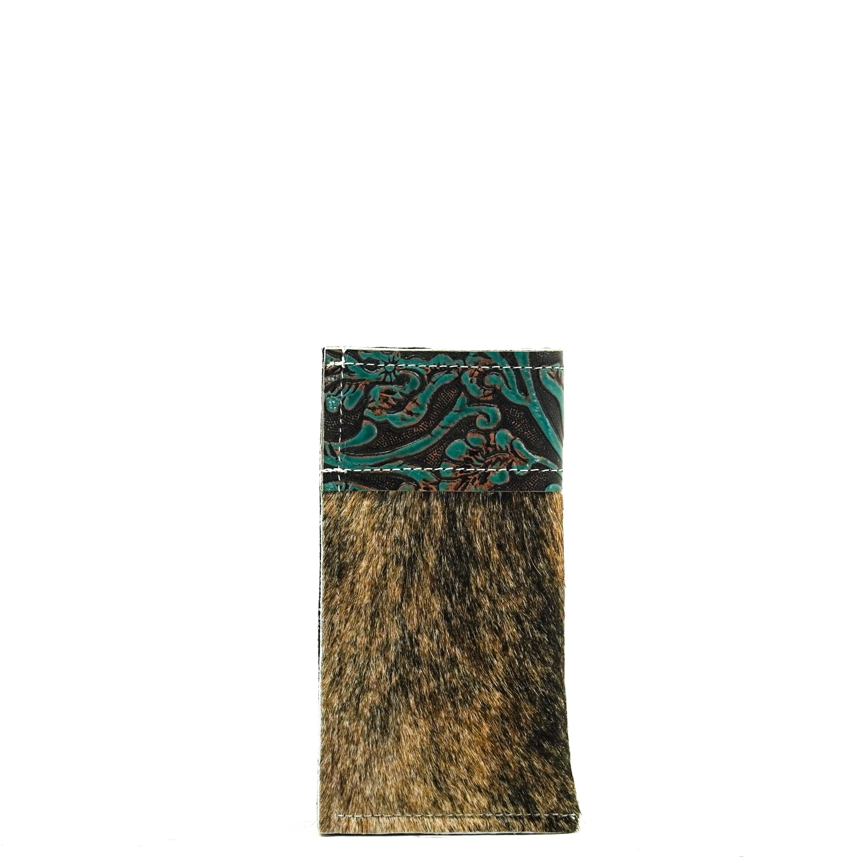 Sunglass Case - Two-Tone Brindle w/ Evergreen Tool