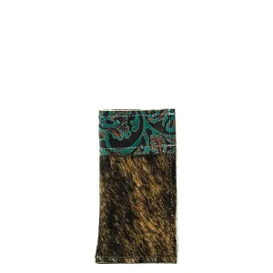 Sunglass Case - Two-Tone Brindle w/ Evergreen Tool