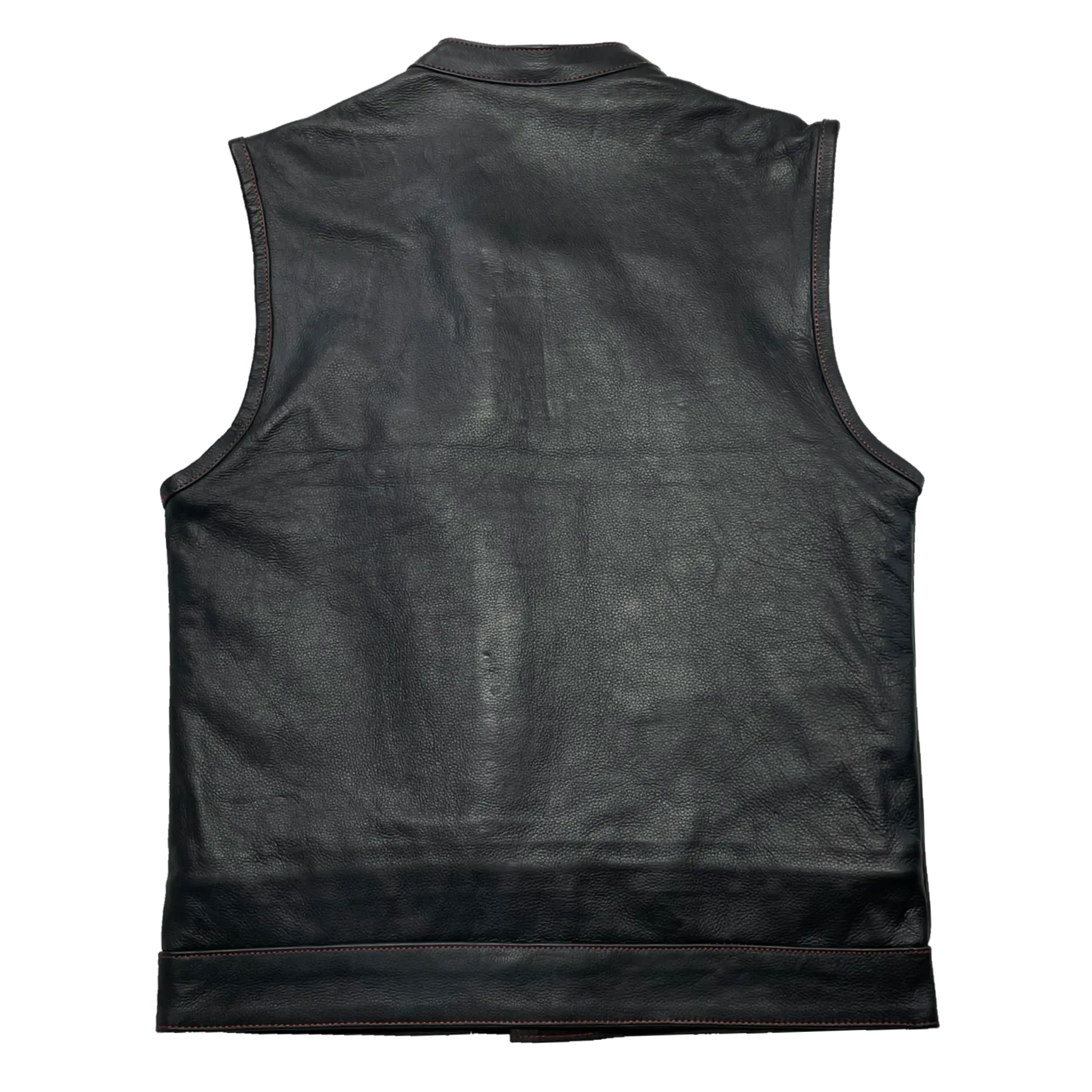 The "Jackson Red" Club Style Vest W/Red Stitch CLOSEOUT