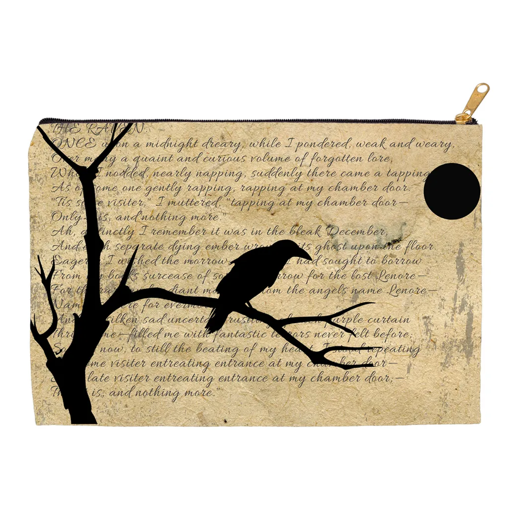 The Raven Nevermore Accessory Pouches (select size)